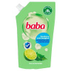 Detský antibakteriálny tekutý mydlo náplň Lime 500ml Baba