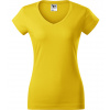 Malfini Fit V-NECK Dámske tričko 162 žltá XXL