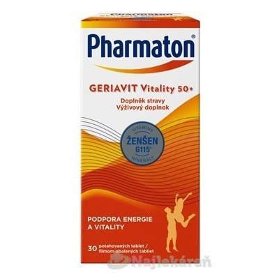 Pharmaton GERIAVIT Vitality 50+ (30tbl)