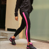 ASCONA LONG TIGHT BLACK-FLUOR PINK 2XS