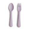 Mushie detský príbor - lyžička a vidlička Soft Lilac