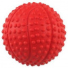 Loptička DOG FANTASY basketball s bodlinami pískací mix farieb 5,5cm