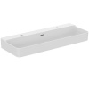 Ideal Standard Conca - Nástenné dvojumývadlo 1200 mm, brúsené, s prepadom, biela T383901