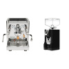 ECM Technika V Profi PID, olive + Eureka Mignon Bravo, CR black