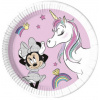 Papierové taniere Minnie Jednorožec 23cm 8ks