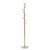 Kovový voľne stojaci vešiak – zlatý