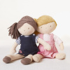 Bonikka Dolls Látková bábika Sweeties - Ruby, modré šaty