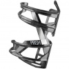 Košík Elite Prism Carbon levý černý lesklý bílý