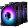 PHANTEKS M25 Gen2 PWM D-RGB Fan, 3x-Pack - 120mm, black PH-F120M25_G2_DBK01_3P