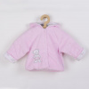 Zimný kabátik New Baby Nice Bear ružový Ružová 68 (4-6m)