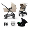 Kinderkraft 3in1 NEWLY sand beige + MINK PRE 2023