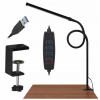 LED STOLOVÁ LAMPA S KLIPOM DIAĽKOVÝ OVLÁDAČ USB OHYBNÁ NOČNÁ LAMPA PRE POČÍTAČ