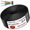 MAS-Premium Uzemňovací kábel napájací kábel 15 m NYY-J 3x2,5 mm² elektrický kábel
