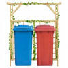 Pergola drevo VidaXL oblúk 168 cm