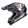 Motokrosová helma Scorpion VX-16 Evo Air Rok černá/šedá/červená L