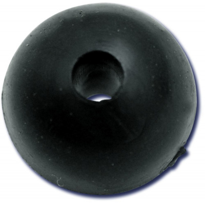 Black Cat Rubber Shock Bead 10pcs Ø10mm
