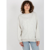 Svetlosivá mikina bez kapucne EM-BL-617-4.41P-light grey ONE SIZE