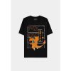 Pokémon - Charizard Men's Short Sleeved T-shirt Velikost: 2XL, Barva: Black