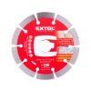 Kotúč rezný diamantový segmentový, ø125x1,8mm, suché rezanie, EXTOL PREMIUM