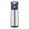 B.box Termoska na pitie so slamkou 500 ml Midnight