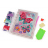 Diamantové maľovanie, kreatívna súprava 17,5x23,5 cm pink 1sada