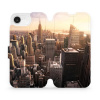Flipové pouzdro Mobiwear - Apple iPhone 16e - M138P New York (Knížkové flip pouzdro, obal, kryt na mobil Apple iPhone 16e - M138P New York, materiál Umělá kůže + TPU - ochrana 360°, stojánek, silikono