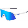 100% S3 - Matte White - Hiper Blue Multilayer Mirror Lens uni