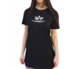 Alpha Industries T Long Foil Print Wmn Black/Metal Silver dámske tričko Farba: čierna/strieborná, Veľkosti dámske: XS