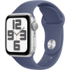Apple Watch SE (2024) GPS 40 mm hliníkový plášť športové náramok denim S/M; MXEC3QF/A