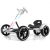 Elektrická motokára s diaľkovým ovládaním a LED efektmi GOKART BOLT Milly Mally white