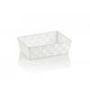 Kela Koš ALVARO PP, bílá 29,5x20,5x8,5cm KL-23020