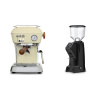Ascaso Dream PID, Sweet Cream + Eureka Zenith 65 NEO, black