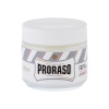 PRORASO White Pre-Shave Cream krém pro snadnější oholení s mentolem, eukalyptem a glycerinem 100 ml pro muže