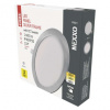 EMOS LED vstavané svietidlo NEXXO, kruhové, strieborné, 18W, CCT ZD1243