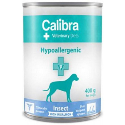 Calibra Vet Diet Calibra VD Dog Hypoallergenic Insect&Salmon konzerva 6 x 400 g