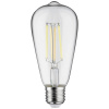 Paulmann 50395 LED En.trieda 2021 E (A - G) E27 špeciálny tvar 7 W = 60 W zlatá (Ø x v) 64 mm x 140 mm ovládanie cez mobilnú aplikáciu 1 ks; 50395