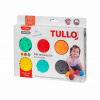 Tullo Edukačné farebné loptičky 6ks smajlíci