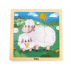 Viga puzzle Ovečky 9ks