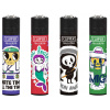 4ks CLIPPER® Sticker Skulls