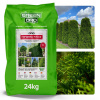 Green Oro viaczložkové hnojivo granulát 24 kg 25 l (Hnojivo pre tuja ihličnany Thuja Yew Works 120 dní 25kg)