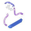 Hadica intercooler - turbo pre 2,0 TDCi BiTURBO