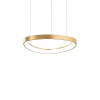 Oválny závesný luster GEMINI SP D42 v mosádznej farbe | Ideal Lux