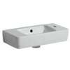 Geberit Selnova Compact Malé umývadlo 500x250mm, s otvorom pre bat. s prepadom, biela GEB 501.507.00.1