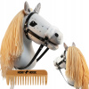 HOBBY HORSE KÔŇ NA PALICI A3 KONÍK HLAVA KOŇA PALICA S HRIVOU + HREBEŇ