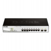 D-Link DGS-1210-08P Smart PoE switch, 8x GbE PoE+, 2x SFP, PoE 65W, fanless (DGS-1210-08P/E)