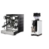 Rocket Espresso Appartamento TCA, black/black + Eureka Mignon Zero, BL white