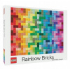 PUZZLE 1000 dielikov CHRONICLE BOOKS LEGO RAINBOW BRICKS (Dúhové kocky)