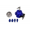 Regulátor tlaku paliva TurboWorks Racing AN6 + manometer modrý - CN-FP-026