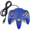 USB N64 Design PC ovládač - modrá