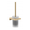 Hansgrohe AddStoris WC kefa nástenná, matné sklo/kefovaný bronz 41752140-HG